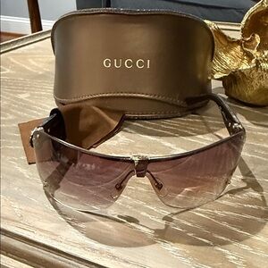 Gucci Gradient Brown Sunglasses